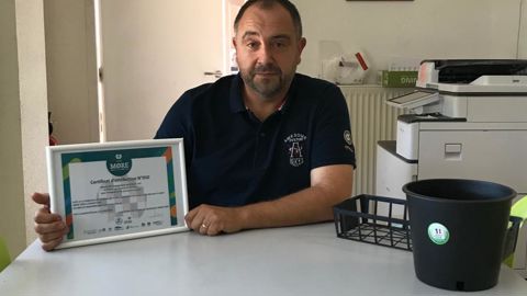 « Le Label More - « MObilisés pour REcycler » - vient saluer nos engagements pour réduire l’empreinte environnementale liée à la fabrication de nos produits en favorisant l’utilisation de matières premières recyclées », explique Nicola Monaci, directeur de l’entreprise Tarpin-Charvet. ©Tarpin-Charvet